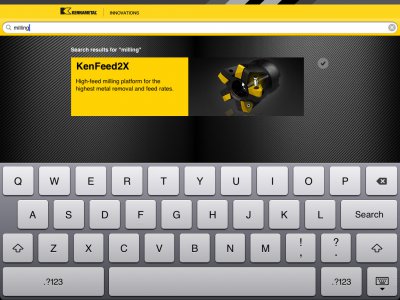 Kennametal Innovations iPad App