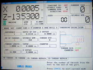 Thread Repair with Haas Intuitive Programming System