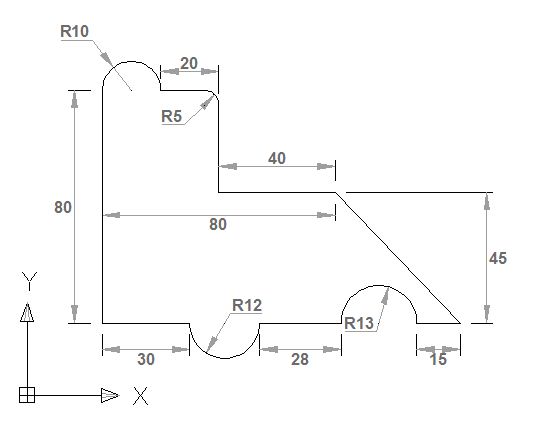 CNC Mill G02 G03 Circular Interpolation Programming Example