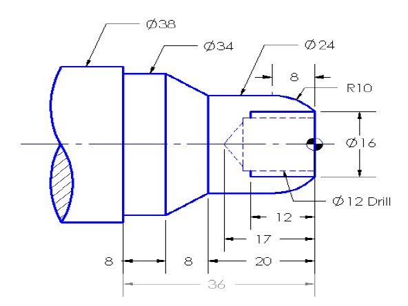 CNC Lathe Program OD Turning Drilling ID Boring with G71 G74 G01