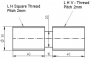 Cut Screw with Threads On Both Ends (Dowel Screw) using G76 Thread Cycle CNC Lathe Example