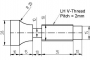 G76 LH (Left hand) Thread Example Program