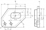 NUM CNC Mill Program Example with G45 Pocket Milling G81 G84 G87